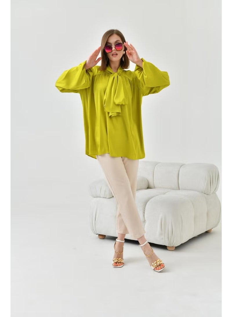 Garmi Women Silk Satin Shirt Acid - Image 2